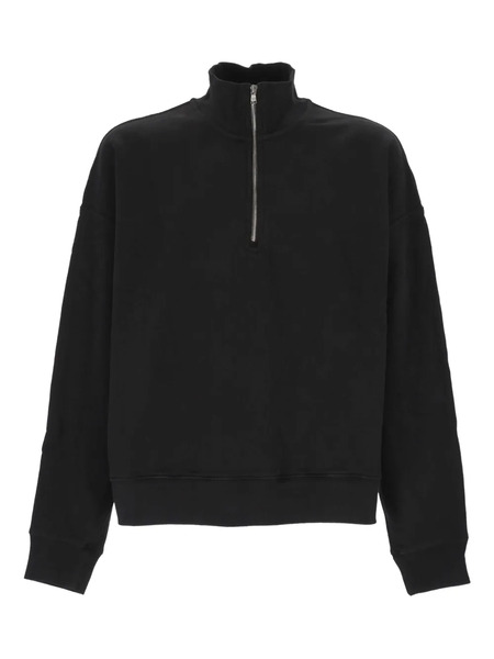  Agolde High-neck Zip-up Sweatshirt - Black 