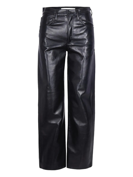  Agolde Leather Trousers - Black 