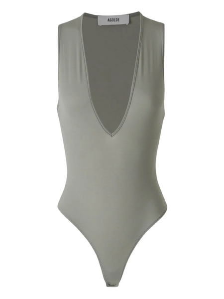  Agolde Sleeveless Bodysuit - Grey 