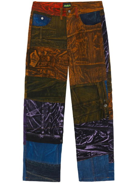 Agr Aw23 Upcycled Denim Jeans - Orange 