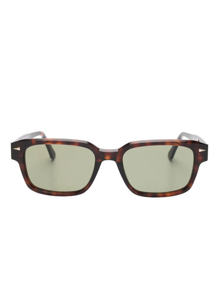  Ahlem Beaux-arts Square-frame Sunglasses - Brown 
