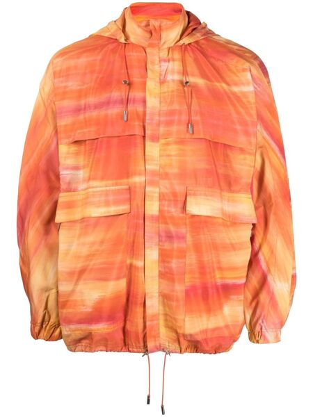  Ahluwalia Tie-dye Jacket - Orange 