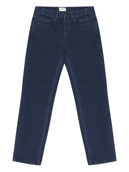  Aimé Leon Dore Garment-dyed Belt-loops Jeans - Blue 