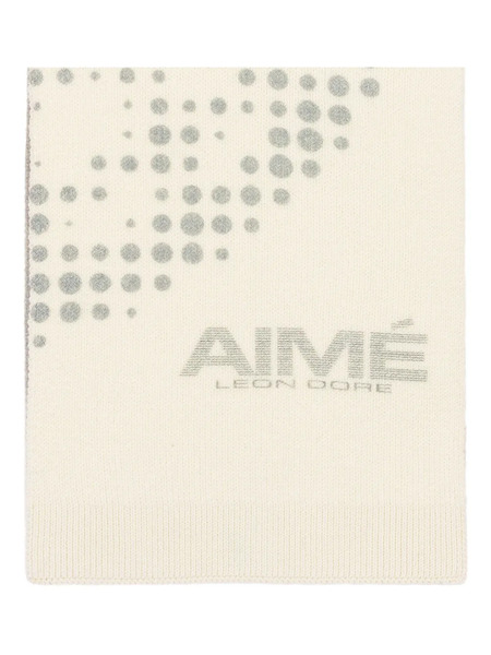  Aimé Leon Dore New Balance Geo-print Wool Scarf - Neutrals 