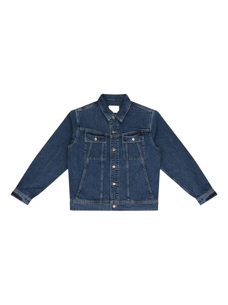  Aimé Leon Dore Panelled Denim Jacket - Blue 