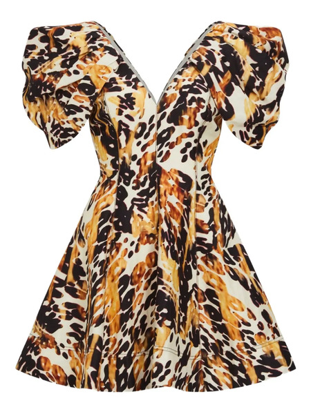  Aje Bisou Mini Dress - Neutrals 