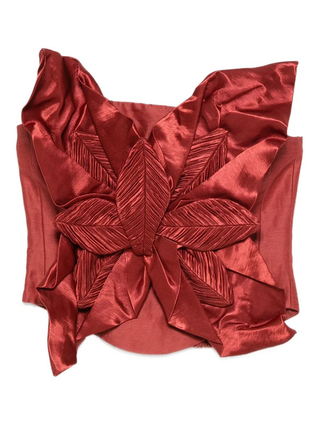  Aje Isla Ruffled Top - Orange 