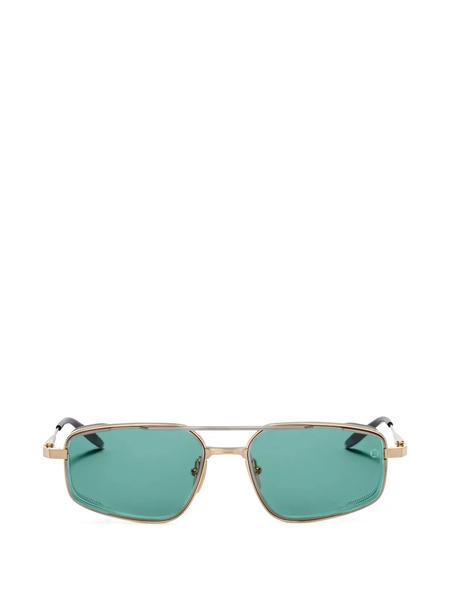  Akoni Atlantis Geometric-frame Sunglasses - Gold 