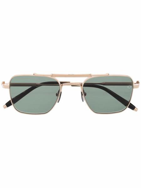  Akoni Europa Square-frame Sunglasses - Gold 