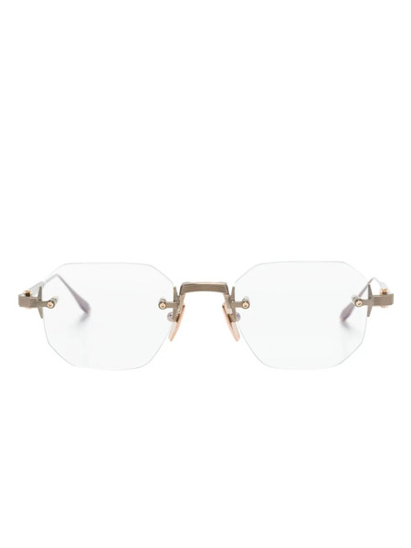  Akoni Juno-one Square-frame Glasses - Gold 