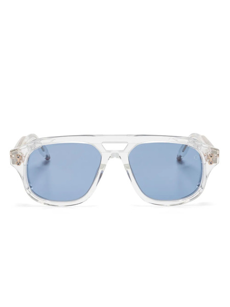  Akoni Navigator-frame Sunglasses - White 