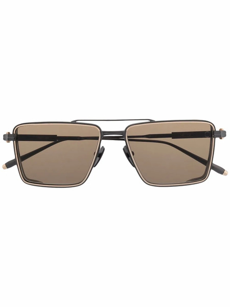  Akoni Sprint Square-frame Sunglasses - Black 