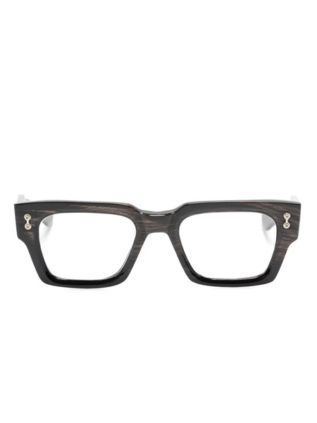  Akoni Square-frame Glasses - Black 