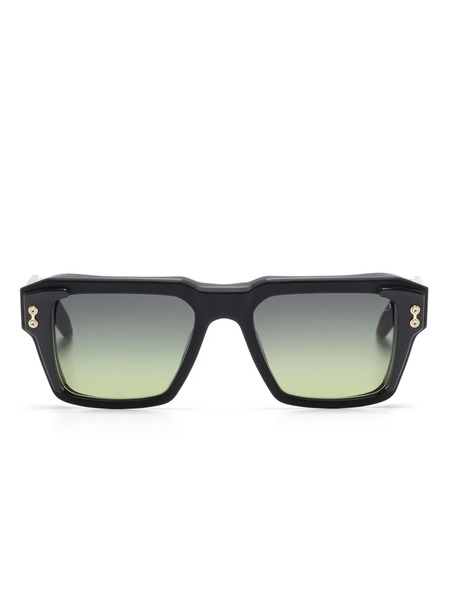  Akoni Square-frame Sunglasses - Black 