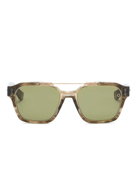  Akoni Square-frame Sunglasses - Green 