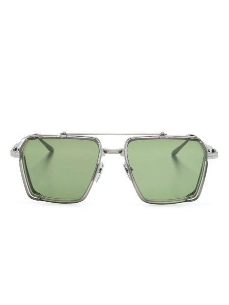  Akoni Tiros Oversize-frame Sunglasses - Grey 