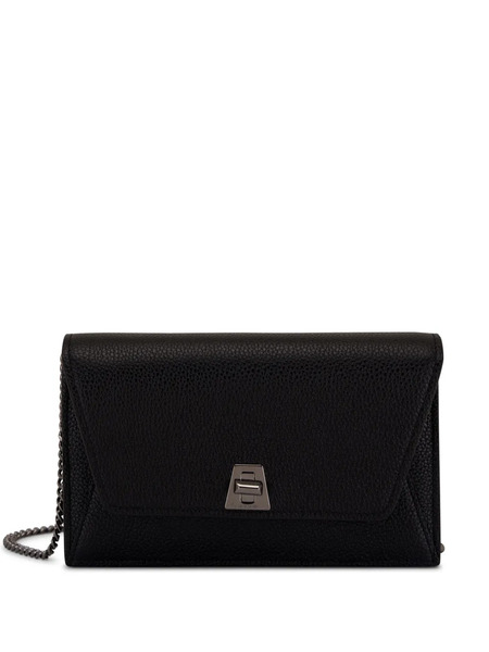  Akris Anouk Leather Clutch Bag - Black 