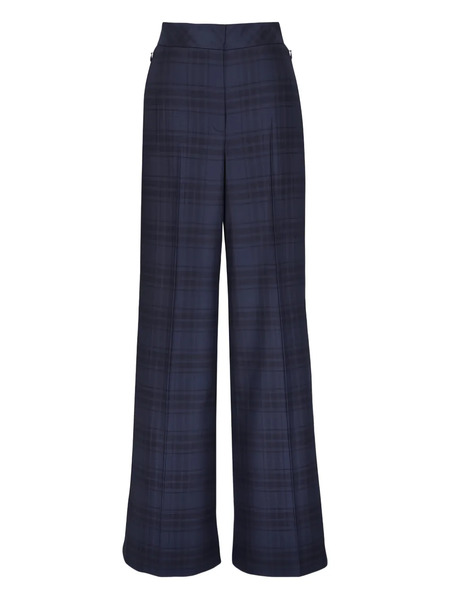  Akris Check Trousers - Blue 