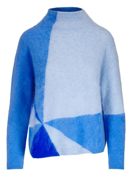  Akris Colourblock Sweater - Blue 