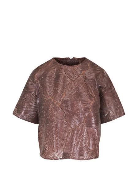  Akris Lace Blouse - Brown 