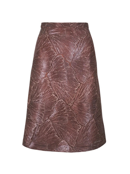  Akris Lace Skirt - Brown 