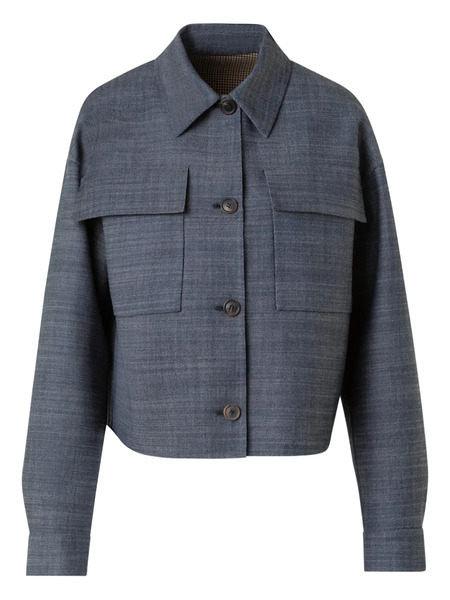  Akris Pocket Jacket - Blue 