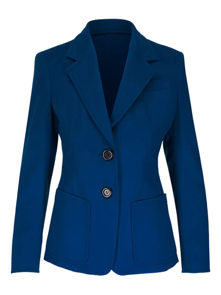  Akris Punto Buttoned Blazer - Blue 