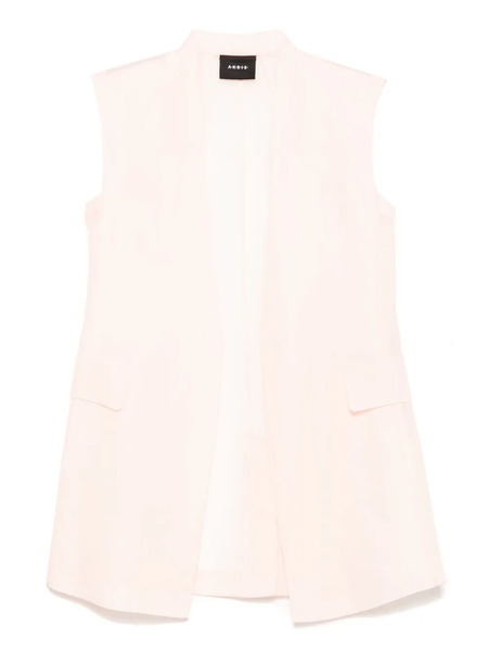  Akris Sheer Silk Gilet - Pink 