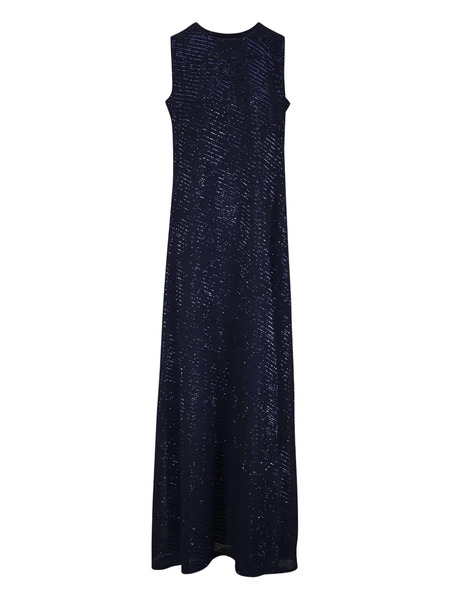  Akris Sleeveless Maxi Dress - Blue 