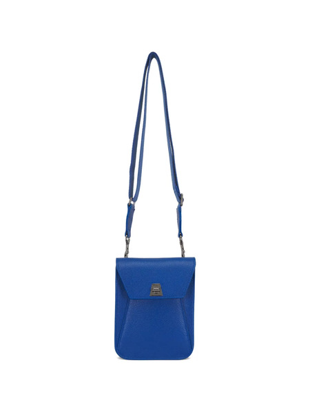  Akris Small Anouk Leather Crossbody Bag - Blue 