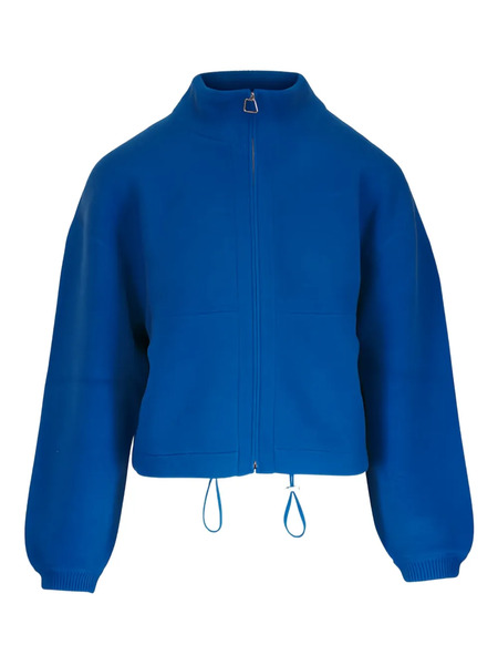  Akris Twilight Zip Cardigan - Blue 