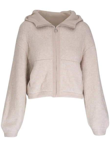  Akris Zip-up Hoodie - Neutrals 