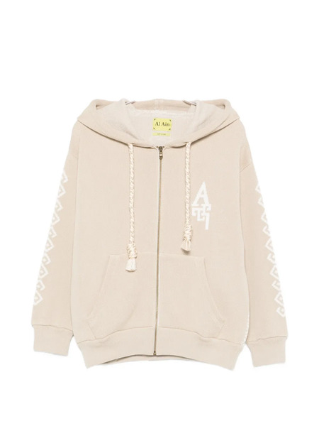  Al Ain Leopard Graphic Cardigan - Neutrals 