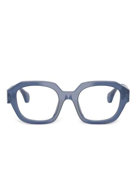  Alain Mikli Geometric-frame Glasses - Blue 