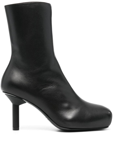  Alainpaul 85mm Leather Boots - Black 
