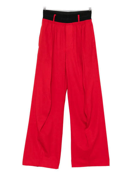  Alainpaul Pleated-front Trousers - Red 