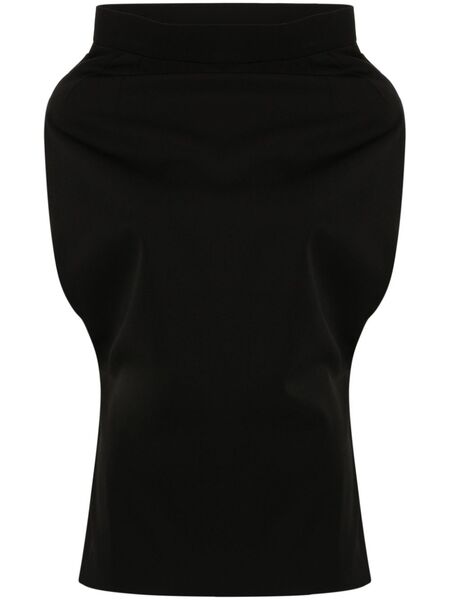  Alainpaul Tailored Wool Top - Black 
