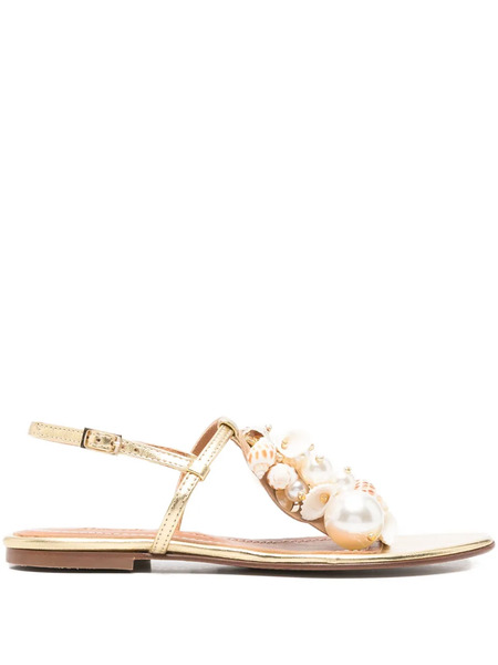  Alameda Turquesa Belize Sandals - Gold 