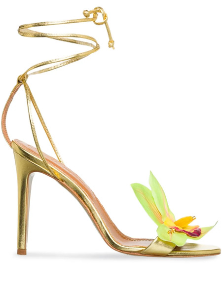  Alameda Turquesa 110mm Prudence Sandals - Gold 