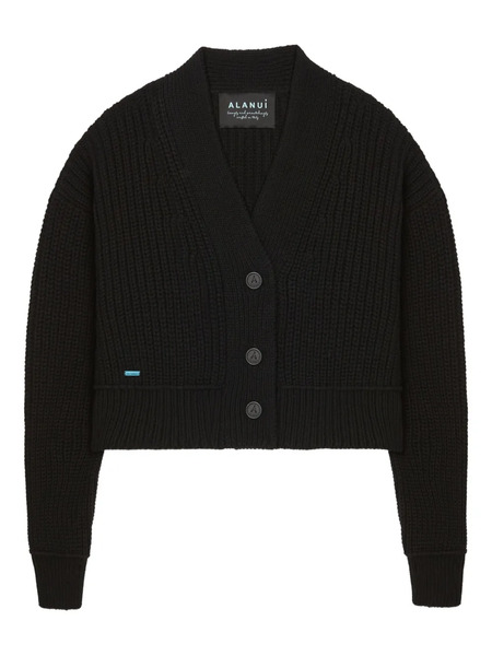  Alanui Buttoned Finest Cardigan - Black 