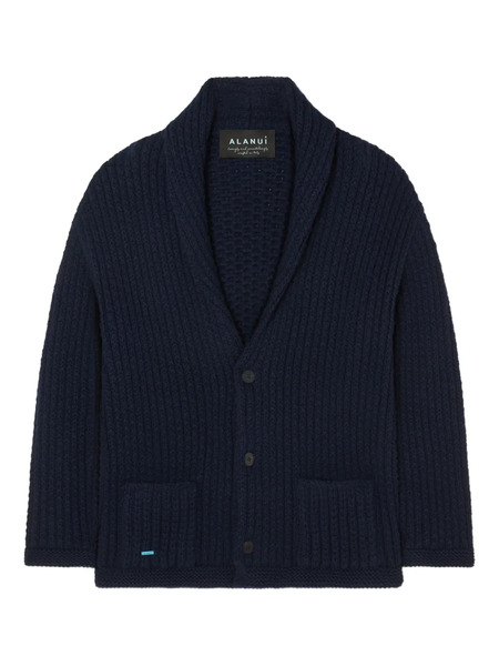  Alanui Buttoned Pocket Cardigan - Blue 