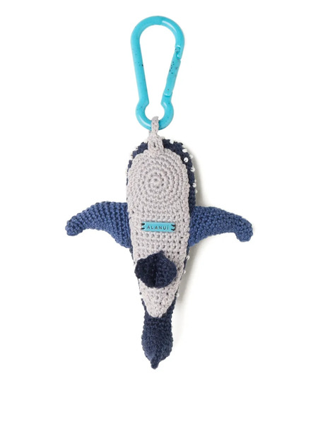  Alanui Crochet Keyring - Blue 