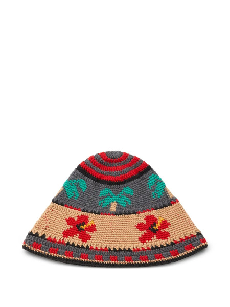  Alanui Hibiscus Bloom Beanie - Multicolour 