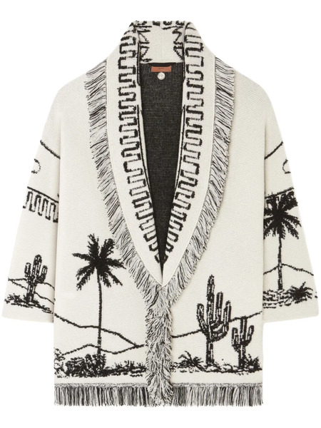  Alanui Icon Cashmere-blend Cardigan - White 