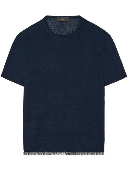  Alanui Linen T-shirt - Blue 