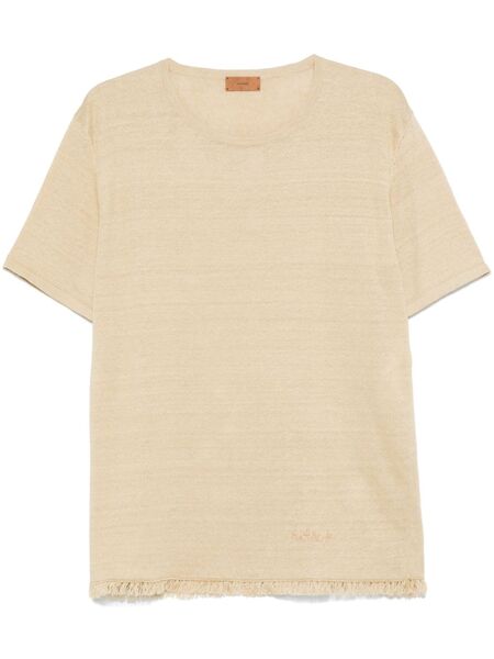  Alanui Linen T-shirt - Neutrals 