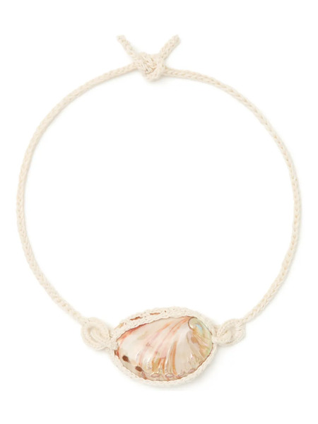  Alanui Mermaid Inside Sea-shell Necklace - Neutrals 