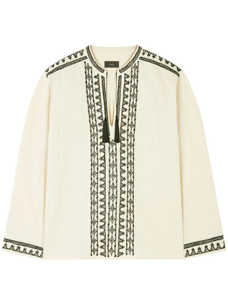  Alanui Tassel-detail Shirt - Neutrals 
