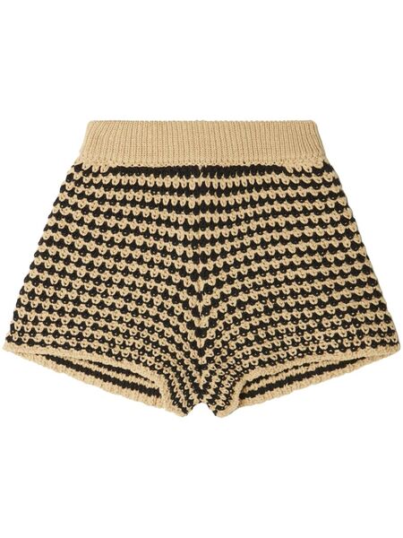 Alanui Tropical Shadow Shorts - Neutrals 