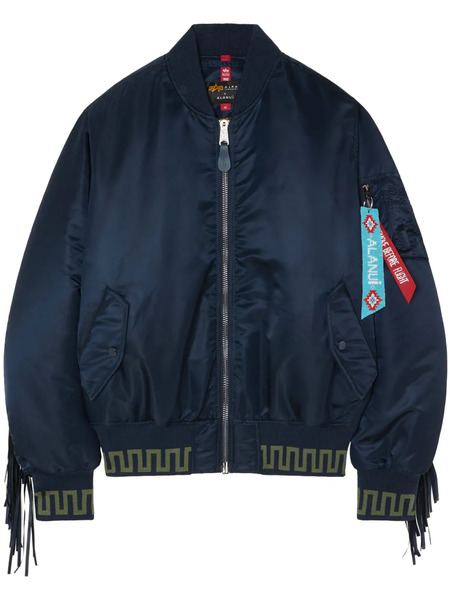  Alanui X Alpha Industries Bomber Jacket - Blue 